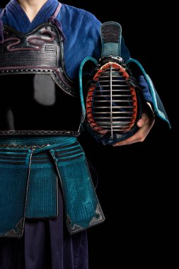 erkek gelenek kendo zırh shinai (bambu kılıcı ile).