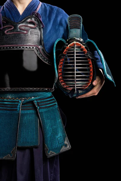 erkek gelenek kendo zırh shinai (bambu kılıcı ile).