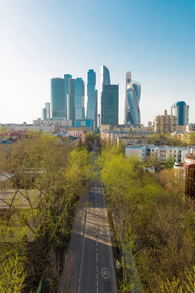 Moscú Rusia Abril 2017 Complejo Negocios Moscú Ciudad Moscú Centro — Foto de Stock