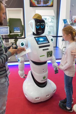 Moskova Bölgesi, Rusya - 27 Ağustos 2017: Uluslararası Askeri-Teknik Forum ARMY-2017