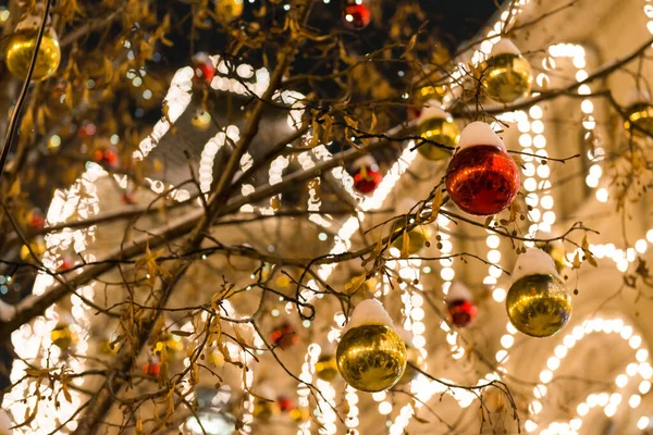 Moscou Russie Janvier 2017 Arbre Noël Décoré Avec Des Jouets — Photo