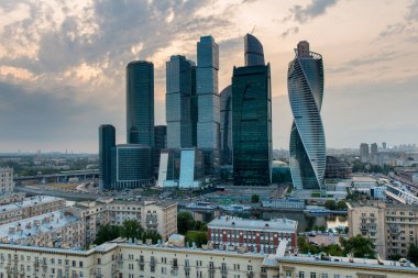 MOSCOW, RUSSIA - 14 Temmuz 2016 Moskova Uluslararası İş Merkezi