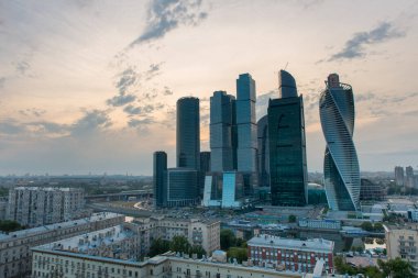 MOSCOW, RUSSIA - 14 Temmuz 2016 Moskova Uluslararası İş Merkezi