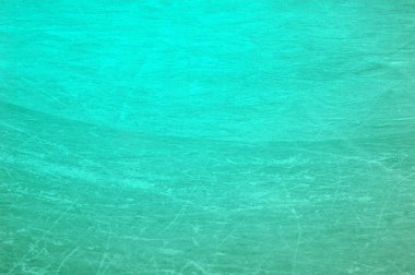 Birden çok çizikler ile kaplı buz pateni pisti, bir bölümünü.