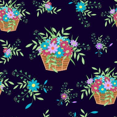 Sepet flowers5black ile