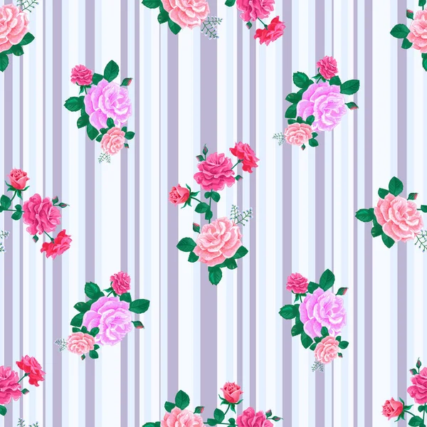 Rayures motif rose-01 — Image vectorielle