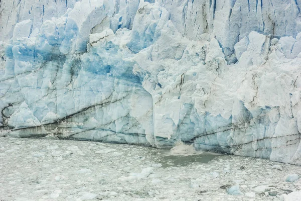 Hatalmas fal, a perito moreno gleccser Patagónia Argentína — Stock Fotó