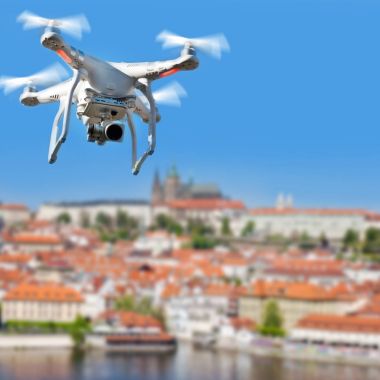 Prag Kalesi, (Unesco), Lesser Town, Prague, Çek Cumhuriyeti uçak uçan ile