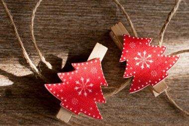  geleneksel Çek Noel - dekorasyon peg katarı