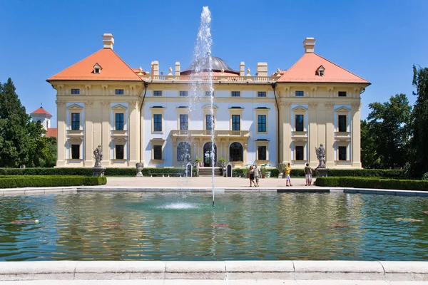 Slavkov República Checa Junho Castelo Barroco Marco Cultural Nacional Junho — Fotografia de Stock