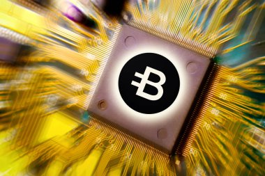 Sanal cryptocurrency ve blockchain - mali para - teknoloji ve internet kurulu araştırma devre ve Bytecoin (Bcn sikke)