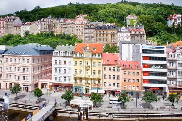 Karlovy Vary Czech Republic Jul 2017 Historical Center Spa Town — Stock Photo, Image