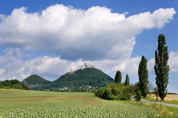 Castillo medieval gótico Bezdez de 1264, región de Liberec, Bohemia del Norte, República Checa — Foto de Stock