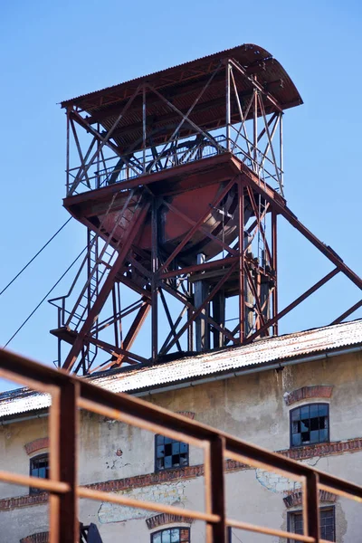 Friluftsmuseum, coal mine Mayrau, Vinarice, Kladno, tjeckiska repu — Stockfoto