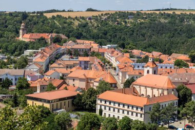 Moravsky Krumlov kasabası, Vysocina bölgesi, Çek Cumhuriyeti, Avrupa