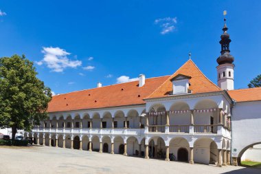 Rönesans Kalesi Oslavany, Vysocina Bölgesi, Çek Cumhuriyeti, Avrupa