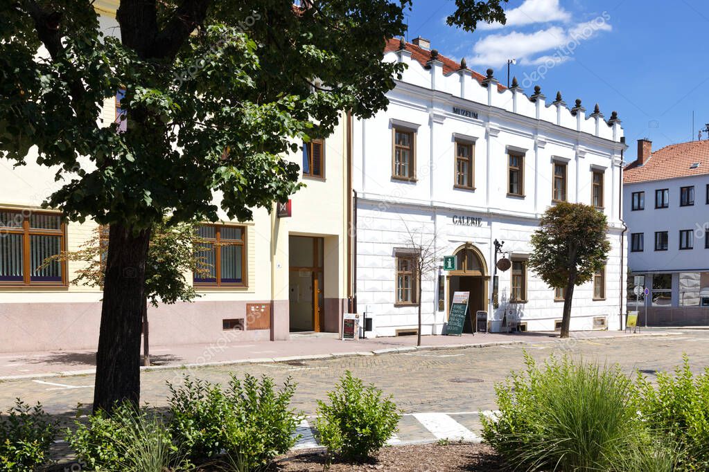 Museum, T.G. Masaryk square, Moravsky Krumlov, Vysocina district, Czech republic, Europe