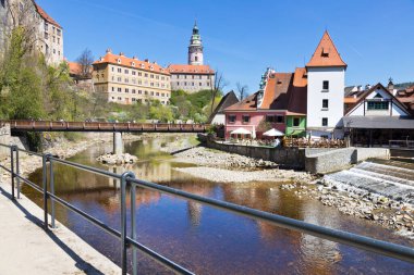 Cesky Krumlov kasabası (Unesco), Güney Bohemya, Çek Cumhuriyeti, Avrupa
