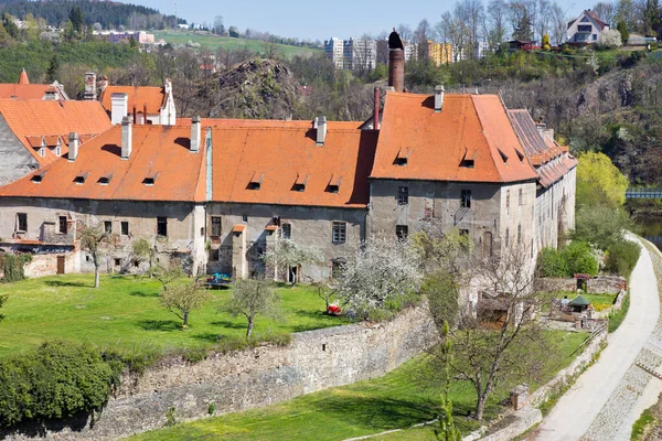 Brewery, Cesky Krumlov town (UNESCO), South Bohemia, Czech republic, Europe — Stock Photo, Image