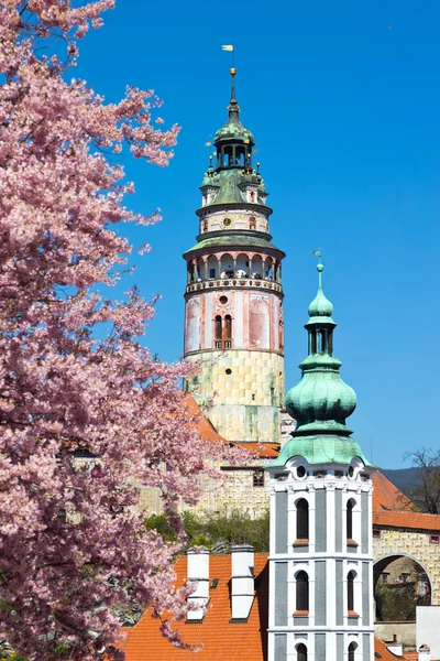 Miasto Cesky Krumlov (Unesco), Czechy Południowe, Republika Czeska, Europ — Zdjęcie stockowe