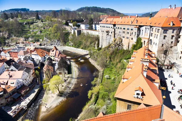 Cesky krumlov town (unesco), südböhmen, tschechische republik, europa — Stockfoto