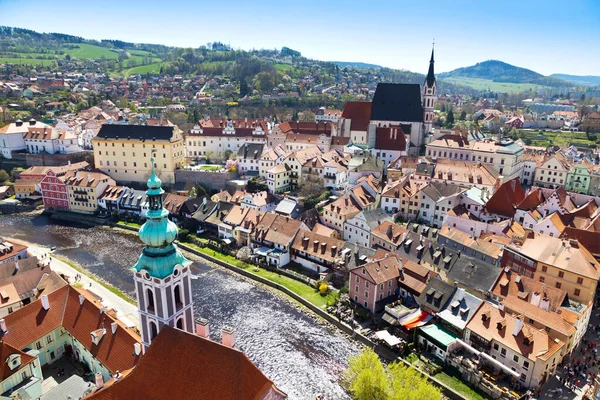 Cesky krumlov town (unesco), südböhmen, tschechische republik, europa — Stockfoto