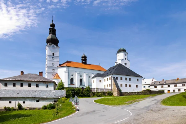 St Michael church, town Branna, Jeseniky mountains, Czech republic — Stock Photo, Image