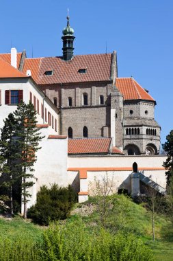 Müze, St Procopius bazilika ve Manastırı, kasaba ile kale Trebic (Unesco, Yahudi toplumunun Orta Avrupa'nın en eski ortaçağ yerleşim), Moravia, Çek Cumhuriyeti, Avrupa