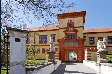 Müze, St Procopius bazilika ve Manastırı, kasaba ile kale Trebic (Unesco, Yahudi toplumunun Orta Avrupa'nın en eski ortaçağ yerleşim), Moravia, Çek Cumhuriyeti, Avrupa