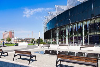  Kongre merkezi, Zlin kasabası, Doğu Moravya, Çek Cumhuriyeti