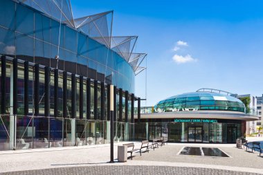  Kongre merkezi, Zlin kasabası, Doğu Moravya, Çek Cumhuriyeti