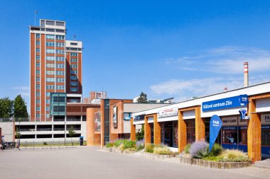 Bata gökdeleni Nr. 21 (1938, yapıcılık), Zlin kasabası, Doğu Moravya, Çek Cumhuriyeti