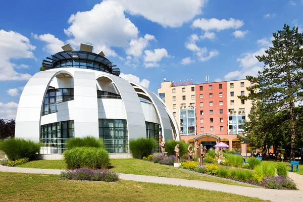 Balneario, ciudad de Hodonin, Moravia del Sur, República Checa — Foto de Stock