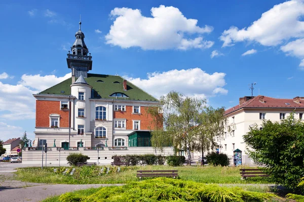 Belediye binası, Hodonin kasabası, Güney Moravya, Çek Cumhuriyeti — Stok fotoğraf