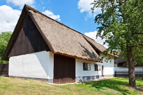 Open-air museum of folk architecture, Rymice village near Holeso — Stock Photo, Image