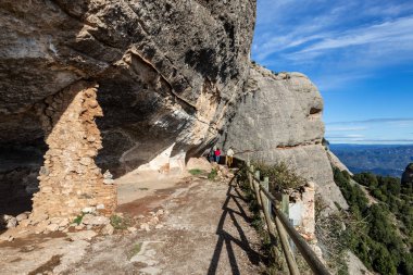 Santa Maria de Montserrat Abbey, Montserrat Cloister, Catalonia district,  Spain