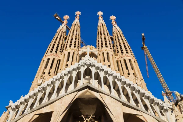 大聖堂・デ・ラ・サグラダ・ファミリア,ユネスコ,バルセロナ,スペイン.アントニ・ガウディの作品 — ストック写真