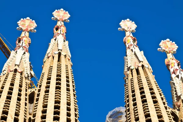 Basilique de la Sagrada Famlia, UNESCO, Barcelone, Espagne. Oeuvre d'Antoni Gaudi — Photo