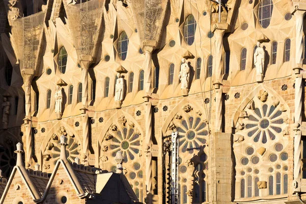 Basilica della Sagrada Famlia, UNESCO, Barcellona, Spagna. Opera di Antoni Gaudi — Foto Stock