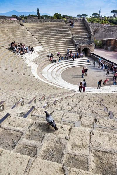 Italia Pompei Octubre 2019 Antigua Ciudad Romana Destruida Por Erupción —  Fotos de Stock