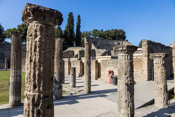 Italia Pompei Octubre 2019 Antigua Ciudad Romana Destruida Por Erupción —  Fotos de Stock