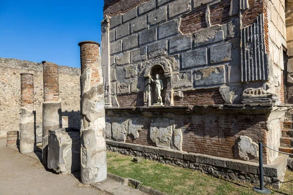 Italy Pompei Oct 2019 Ancient Roman City Destroyed Eruption Mount — Stock Photo, Image