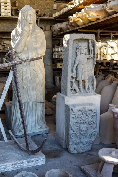 Italia Pompei Octubre 2019 Antigua Ciudad Romana Destruida Por Erupción — Foto de Stock