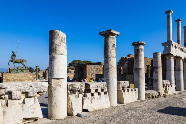 Italia Pompei Octubre 2019 Antigua Ciudad Romana Destruida Por Erupción —  Fotos de Stock