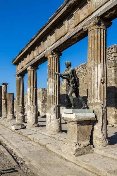 Italia Pompei Octubre 2019 Antigua Ciudad Romana Destruida Por Erupción —  Fotos de Stock