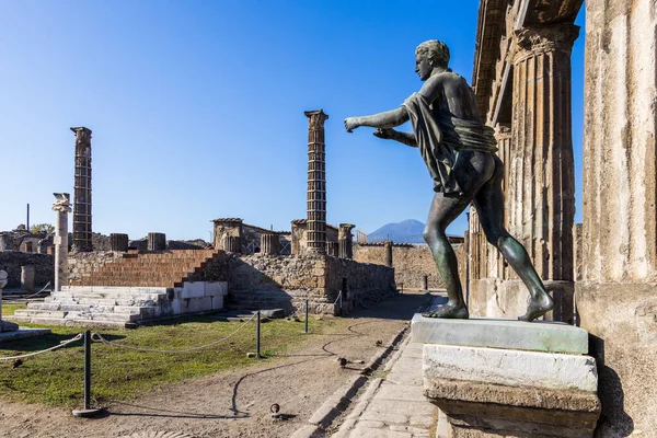 Italia Pompei Octubre 2019 Antigua Ciudad Romana Destruida Por Erupción —  Fotos de Stock