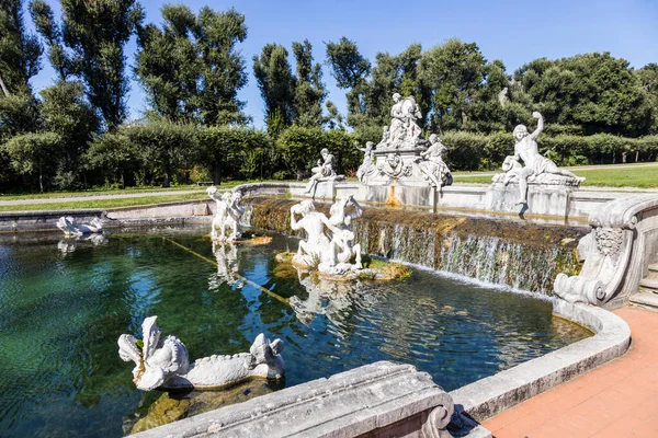 Włochy Caserta Października 2019 Pałac Królewski Ogrody Caserty Palazzo Reale — Zdjęcie stockowe