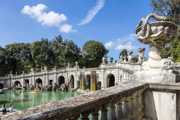 Italy Caserta Oct 2019 Royal Palace Gardens Caserta Palazzo Reale — Stock Photo, Image