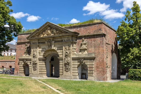 Puerta Terezia Fortificación Medieval Olomouc Moravia República Checa — Foto de Stock