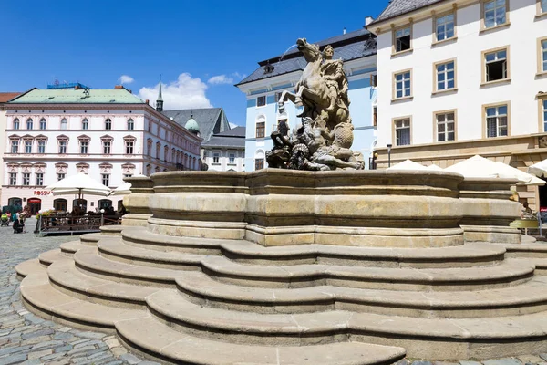 Fontana Cesare 1725 Scultore Wenzel Render Johann Schauberger Piazza Superiore — Foto Stock
